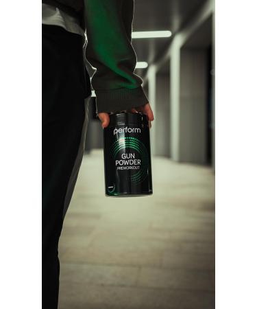 Gunpowder Pre-Workout | Perform | 25 Servings (550 g) | Blue Raspberry | Boost Energy & Performance | International Shipping Available - Buy Online on GoSupps.com