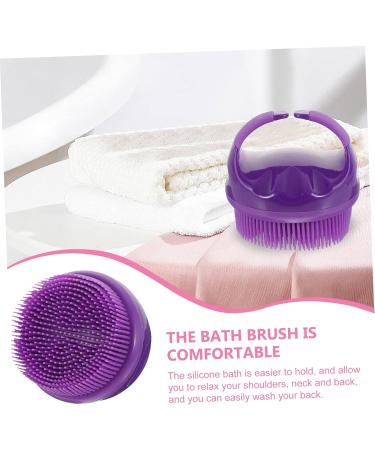 COHEALI 4pcs Silicone Bath Brush Set - Men's Body Scrubber for Shower Massage and Exfoliation - Buy Online on GoSupps.com