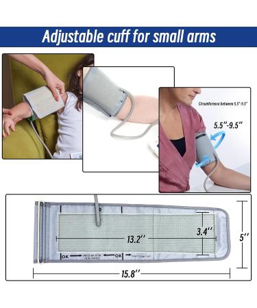 Child Small Cuff for Omron 5.5-9.5 Inches Blood Pressure, Pediatric & Women Replacement ARM BP Cuff (Small - 14-24CM) - Buy Online on GoSupps.com