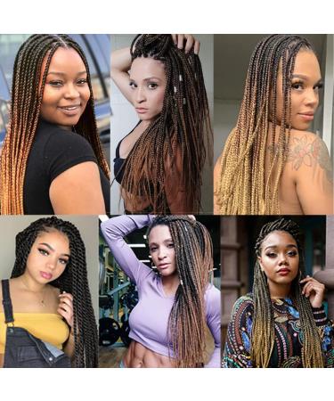 Ancient Lichenhaar Easy Braid - 30 Itch-Free Synthetic Hair Extensions (6 Pack) - Yaki Texture Crochet Braids (1B/30#) - International Shipping Available - Buy Online on GoSupps.com