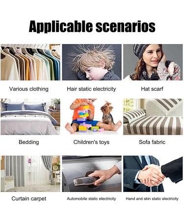 ROWCES Static Guard Spray | Anti Static Remover and Cling Eliminator - Portable Static Cling Remover Static Eliminator for Clothes Pants Dresses - Buy Online on GoSupps.com