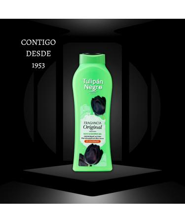 BRISEIS SA Tulipan Black Original Shower Gel extract and Chlorophyll Sauce 720 ml x 6 units - Buy Online on GoSupps.com