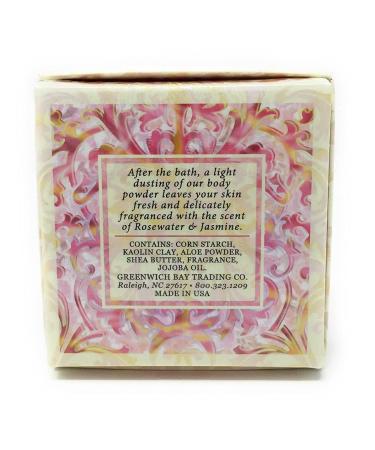 Greenwich Bay Rosewater & Jasmine Dusting Powder 4 Ounce - Luxurious Body Powder for Soft Skin | Pack of 1 - Buy Online on GoSupps.com