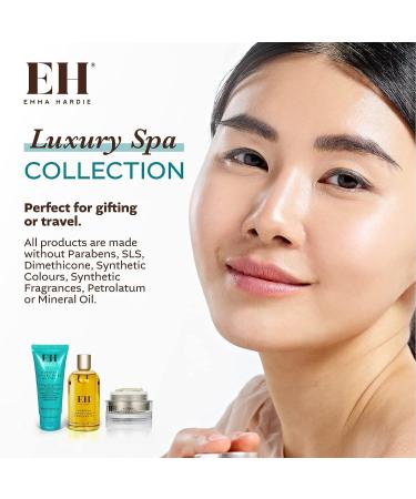 Emma Hardie Luxury Spa Skin Care Set - Travel Size Cleansing Balm, Body Oil, Body Butter Gift Set with Moringa, Almond Oil, Glycerin, Jojoba Oil, Shea Butter & Grape Seed Oil - Buy Online on GoSupps.com