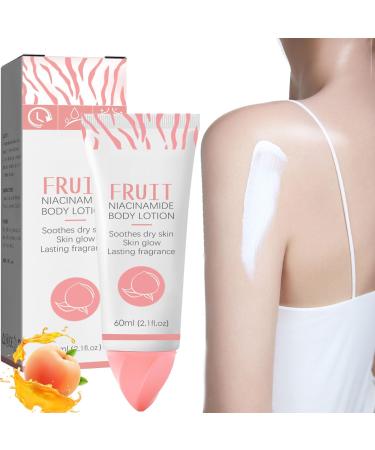 EXQST Gmeelan Peach Niacinamide Body Lotion Peach Niacinamide Body Lotion Long-lasting Moisturizing and Whitening Skin Care Products