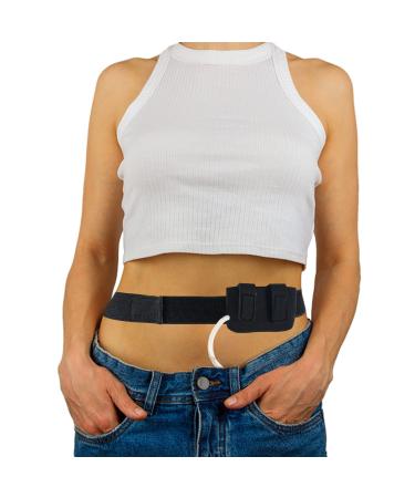 Insulin Pump Waist Belt Diabetic Insulin Pump Holder Adjustable Horizontal Insulin Pump Case Diabetic Supplies and Accessories for Men and Women During Sports Compatible with t:Slim/t:Slim X2