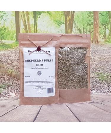 Health Embassy Herbe de Bourse Pasteur Tisane | Capsella Bursa-Pastoris L | Shepherd's Purse Herb (50g) - Buy Online on GoSupps.com