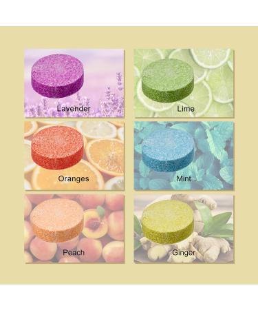 6-Piece Shower Steamers Aromatherapy Set for Self Care & SPA Relaxation - Slimming Shower Bombs for Men and Women - Buy Online on GoSupps.com