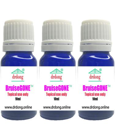 drdong BruiseGONE 3 Pack- Speeds Bruise Healing by ONE Week NO Cream Natural Bruise Remedy Essential Oil Blend Easy Absorption Easy to Apply topically