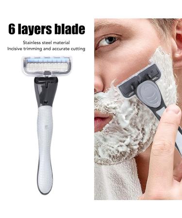 Buy Razors for Men - Complete Set with Razor & 12 Refill Blades for Perfect Shaving | International Shipping Available - Buy Online on GoSupps.com