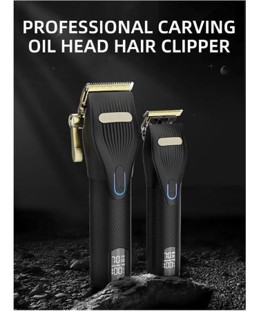Buy Razors & Hair Clippers - Ceramic T-Blade Cordless Haircut Set with 12 Guide Combs | Rechargeable 2000mAh/1200mAh - International Shipping Available - Buy Online on GoSupps.com