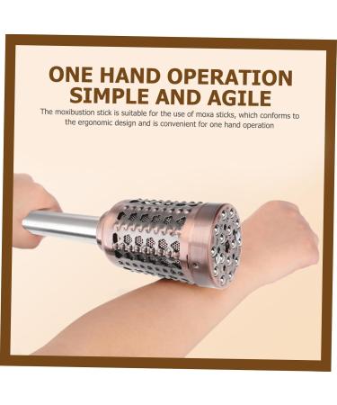 FOMIYES Copper Moxa Massage Roller & Burner Set | Moxibustion Tools & Gifts for Moxibustion Therapy - Buy Online on GoSupps.com
