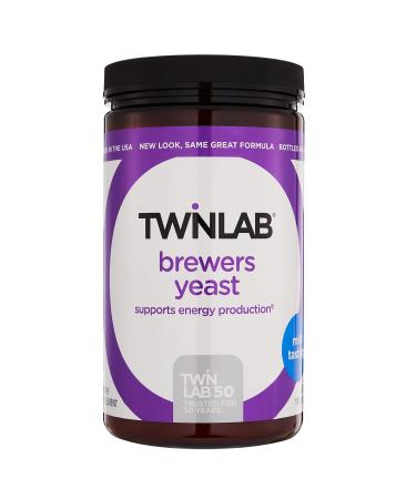 Twinlab Brewers Yeast Energy Supplements - Energy Powder For Immune Support  Nervous System Support - Men  Womens Probiotic (18 oz.) 1.12 Pound (Pack of 1)