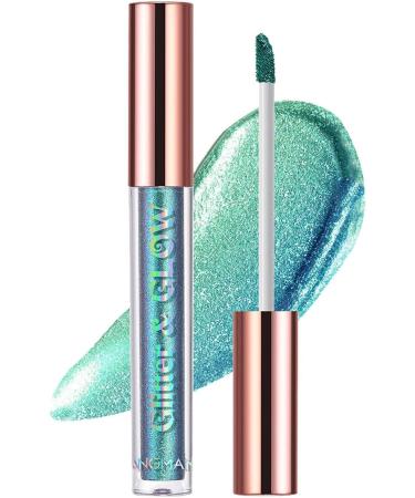 Liquid Chameleon Eyeshadow | Chameleon Liquid Eye Shadow | Liquid High-pigmented and Waterproof Long Lasting Quick-Drying Eyeshadow Holographic Eyeshadow Tmay 06# - Buy Online on GoSupps.com