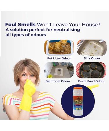 Direct Mart Baking Soda for Cleaning Household Essentials for Stain & Odour Kitchen Cleaner Non-Scratch All Purpose Cleaner Unscented Cleaning Supplies No Alcohol & Non-Toxic (500gm)(Pack of 1) - Buy Online on GoSupps.com