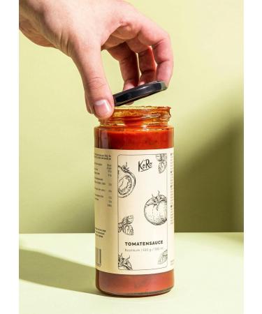 KoRo - Tomato sauce with basil 530g - Original from Italy - Perfect for pasta and pizza - No additives - Vegan - Buy Online on GoSupps.com