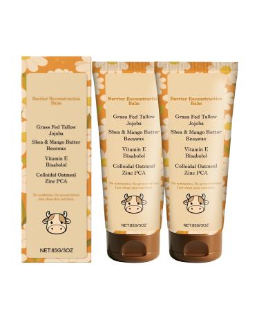 Baume clat au suif l'avoine collo dale Nourrit en profondeur pour soutenir la barri re cutan e naturelle 85 g. Baume reconstructeur au suif pour apaiser et r g n rer les peaux s ches. (2)