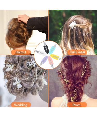 KELYDI No Bend Hair Clips 24 Pieces No Crease Curl Pin Clips Creaseless Hair Clips for Girls Women Hair Styling Accessories(Multicolor) - Buy Online on GoSupps.com