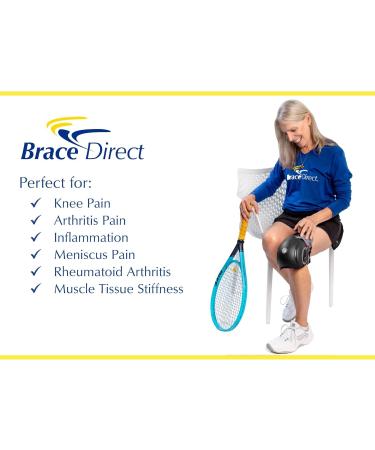 Brace Direct Heated Knee Massager - Adjustable Percussion Relief for Pain Inflammation Arthritis ACL & Elbow - Buy Online on GoSupps.com