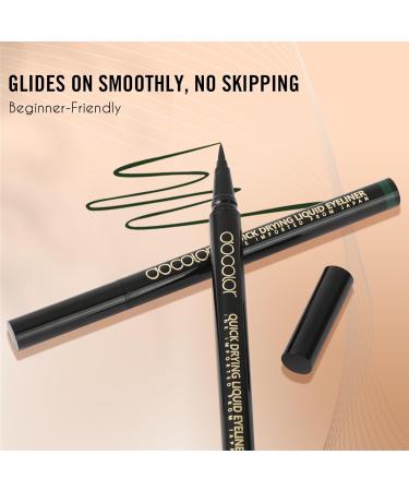  Docolor Docolor Green Waterproof Liquid Eyeliner Colour Precision Long-Lasting Formula Highly Pigmented Super Liner Perfect Slim Intense - Buy Online on GoSupps.com