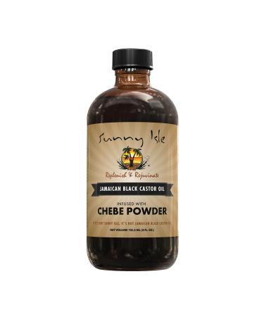 Sunny Isle Jamaican Black Castor Oil infused with Chebe Powder 4 fl. oz - Buy Online on GoSupps.com