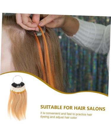Mikikit Lot 30 M ches de Cheveux Humains Naturels 8 Tons Dor s pour Coloration Capillaire Pratique Outils de Teinture pour Coiffeurs D butants et Professionnels en Salon Domicile - Buy Online on GoSupps.com