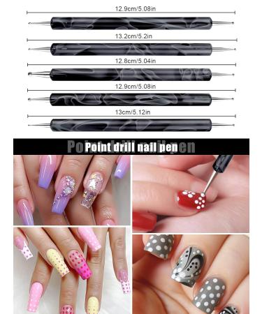Buy TOROKOM 19Pcs Acrylic Nail Brush Set - Complete Nail Art Tools Gel Polish & Design Brushes for Professionals | International Shipping - Buy Online on GoSupps.com