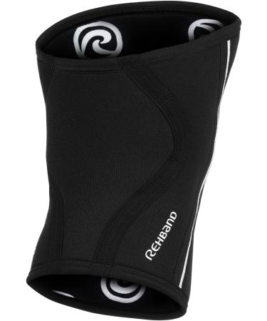 Rehband Knee Brace for Strength Training - Neoprene Knee Sleeve for CrossFit & Heavy Workouts - Unisex XS Black - Available in Multiple Colors & Sizes - Buy Online on GoSupps.com