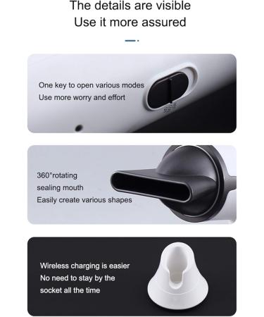 Cordless Wireless Hair Dryer Portable Blow Dryer Rechargeable Hair Dryers for Indoor Outdoor & Traveling - Buy Online on GoSupps.com