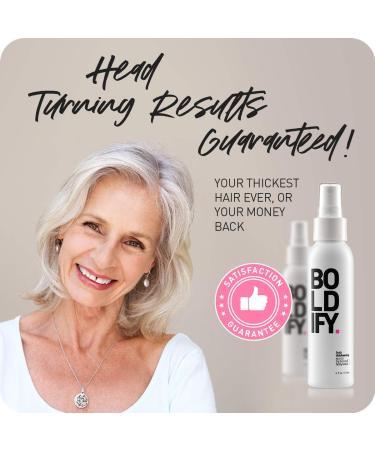 BOLDIFY Hair Thickening Spray - Instantly Thicken Hair - Stylist Recommended Volumizing Spray for Women & Men - Fine Hair Thickener - 8 oz - Buy Online on GoSupps.com