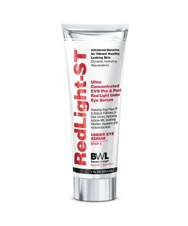 RedLight ST Under Eye Serum 1 fl oz Ultra Concentrated Hydrating Formula with Hyaluronic Acid Squalane and Peptides for Puffiness and Dark Circles - Buy Online on GoSupps.com