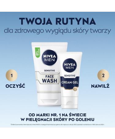 BEIERSDORF AG NIVEA MEN Sensitive Facial Cream & 3day facial hair 50 ml - Buy Online on GoSupps.com
