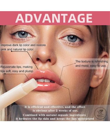 Lip Lightening for Dark Lips Lip Balm Stick Moisturizing Lip Balm Whitening & Brightening Lip Balm Lips Pink Bleaching Cream Balm Lip Balm Set Remove Dark Lips Lip Repair Balm Hydrating Lip Balm - Buy Online on GoSupps.com