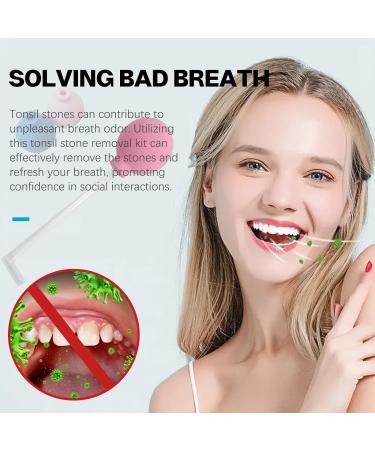 Tonsil Stone Remover Vacuum Kit - Gentle & Effective Oral Care Mouth Cleaner for Adults (2 Random Colors) - Buy Online on GoSupps.com