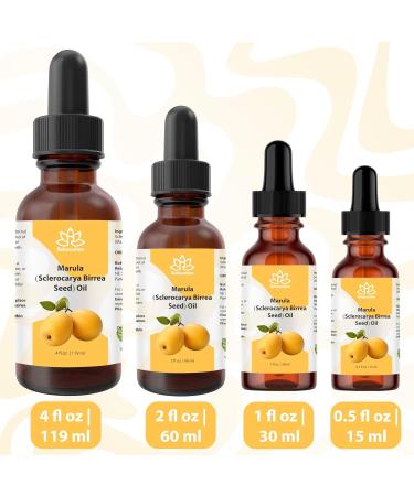 Relaxcation Marula Oil Cold Pressed Organic Oil from Sclerocarya Birrea Seeds | Pure Extract for Hair Face Nail & Body | Unrefined Vegan Hydrating Travel Size Glass Bottle (0.5 oz) 0.5 Fl Oz (Pack of 1) - Buy Online on GoSupps.com