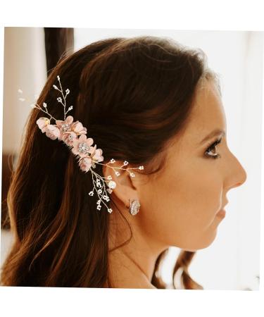 Mikinona Flower Hair Comb Decorative Hair Comb for Women Hair Accessories for Women Hanfu Hair Accessories Hair Comb for Women Accessories Fine Hair Pink The Flowers Hair Piece Metal Miss - Buy Online on GoSupps.com