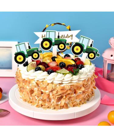 42Pcs Green Tractor Cupcake Toppers Farm Tractor Truck Car Cupcake Picks for Baby Shower Birthday Party Construction Party Supplies Cupcake Toppers Cooking and Baking - Buy Online on GoSupps.com