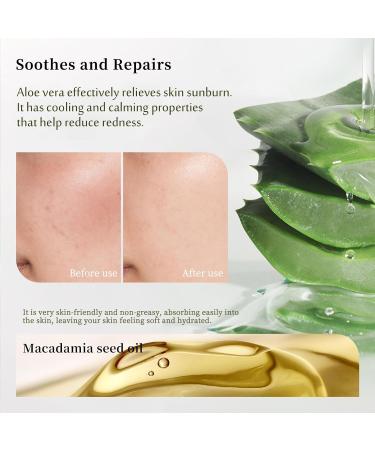 Grospe Organic Aloe Vera Gel Stick for Face & Body Pure Aloe Gel Ideal for Hydrating Soothing for Dry Skin Anti-Wrinkle Acne Scars Soothing After Sun Care Relief - Buy Online on GoSupps.com