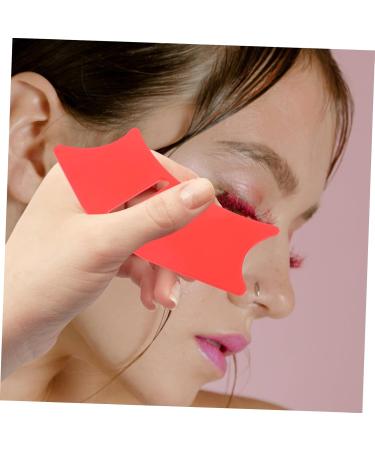 Beavorty Eyeliner Lash Tools Eye Makeup Makeup Eyeliner Nose Shadow Guard Mascara Drawing Aid Tool Mascara Make up Red Safety Mask Thermostat Miss 10.3x3.8cm Red - Buy Online on GoSupps.com
