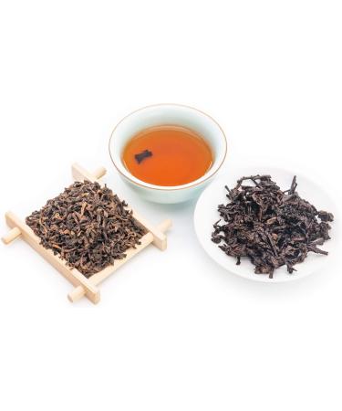 Oriarm Ripe Puerh Tea Loose Leaf - Yunnan Black Pu-erh Tea - Chinese Shu Puer Tea - 450g (16-ounce) Ripe Puerh Tea 450g - Buy Online on GoSupps.com
