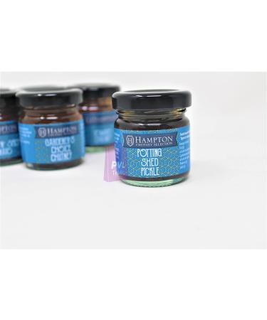 Hampton Chutney Gift Set - 6 x 35g Mini Jars for Food & Cheese Pairing | Tomato Onion, Bramley Apple, Caramelised Onion | Savoury Treat Accompaniment - Buy Online on GoSupps.com