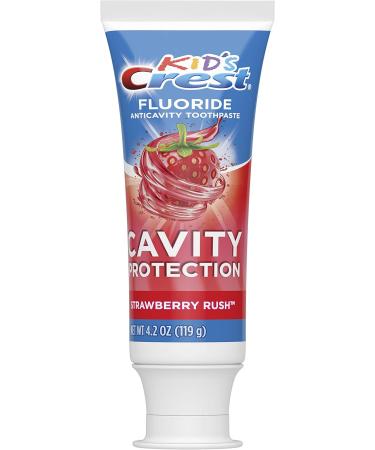 Crest Crest Kids Anticavity Cavity Protection Fluoride Toothpaste for Children Strawberry Rush 4.2 Oz  - Buy Online on GoSupps.com