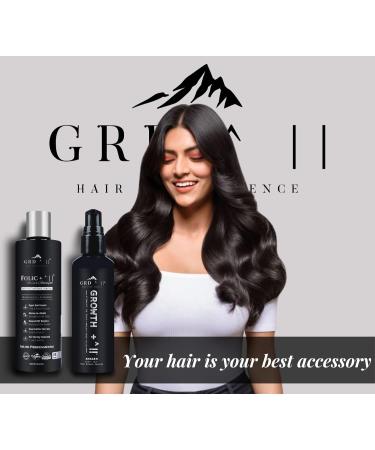 Hair Growth Shampoo & Hair Serum by GRD Hair UK Biotin Argan Oil Allantoin Rosemary Niacinamide Lupin. Male & Female Hair Loss Products. Folic + - Growth + - Buy Online on GoSupps.com