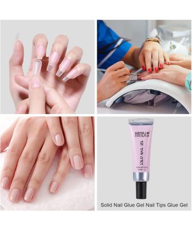 Gel Nail Glue - Strong Solid Builder Nail Gel Super Strong Fake Acrylic Nails Gel Nail Tips Glue False Nail Glue for Nail Stickers and Nail Rhinestones Pochy - Buy Online on GoSupps.com