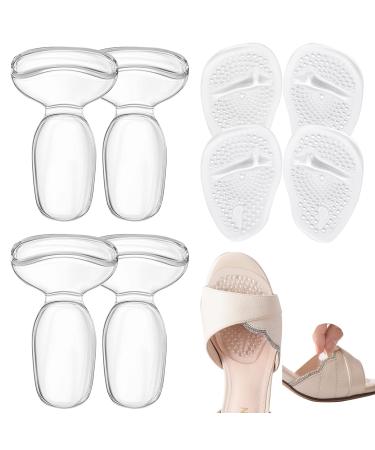 GQTJP Heel Inserts and Metatarsal Pads for Women  2 Pairs Heel Pads Grips and Ball of Foot Cushions  High Heel Cushion Inserts Women  Shoe Pads for High Heels  Blister Prevention for Too Big Shoes