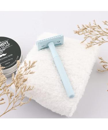 Buy Copper Single Blade Razor - Gentle & Close Shave | Eco-Friendly Double Edge Safety Razor with 10 Blade Refills Long Handle Perfect for Sensitive Skin - International Shipping Available - Buy Online on GoSupps.com