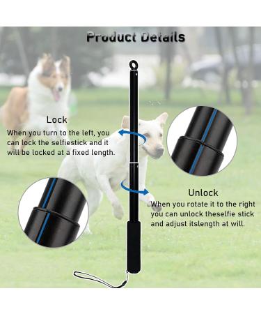 Tekcam Flirt Pole for Dogs | Interactive Tug Ball Toy for Training | Durable Outdoor Chewing Stick for Small to Large Breeds - Buy Online on GoSupps.com