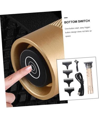 minkissy Mens Trimmers Hair Trimmer for Men Cordless Men's Hair Trimmer Cordless Hair Trimmer Hair Edgers for Men Electric Hair Trimmer Electric Haircut Supplies Hair Cutting Tool Fader Man 14.5X4.2X2.5cm Golden - Buy Online on GoSupps.com
