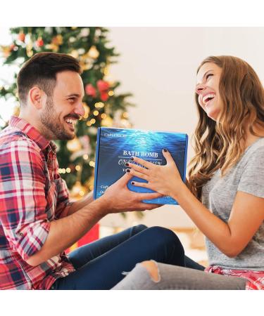 Men's Gift Set: 6 Coffee and Orange Bath Bombs for Calming and Refreshing - Totally Natural - Set of 8 - Buy Online on GoSupps.com