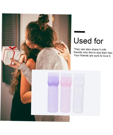 Didiseaon 6pi ces Bouteilles Applicatrices De Capillaire Set De Combinant Bouteilles Blanches Violettes Et Roses Pour Et Soins Outils Pour Coiffeurs Et Usage Domestique - Buy Online on GoSupps.com